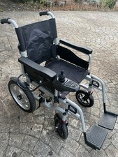 Used once Folding 4 MPH Powerchair Electric Wheelchair Carbon Steel Black 500W