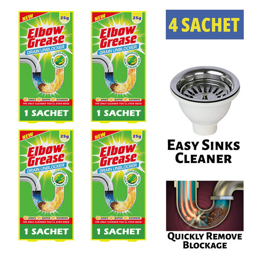Drain away elbow grease - away,