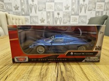 Motor Max 1:24 Scale Maserati MC12 Corsa In Blue Diecast Model