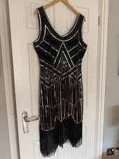 Black and Gold Flapper Style