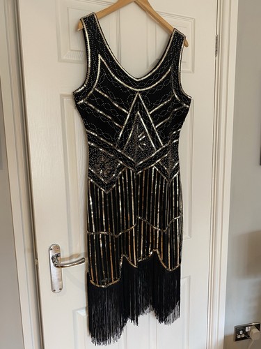 Black and gold flapper style - flapper,