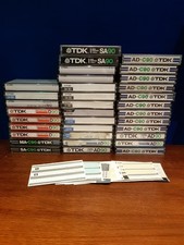 Vintage TDK AD-C90 Audio Cassette Tapes AD90, SF90, SA C90 x 34 used FREEPOST 