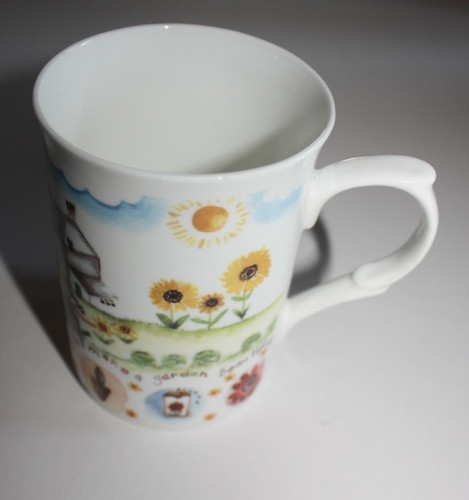 Vintage rose england mug - rose,