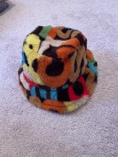 LOVELY QUALITY CREAM WARM/COMFORTABLE FLEECE HAT BY ‘’ZEPLA’’ FAUX FUR BRIM 