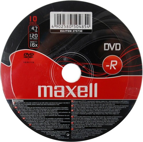 Maxell dvd 16x piece - maxell, dvd-r