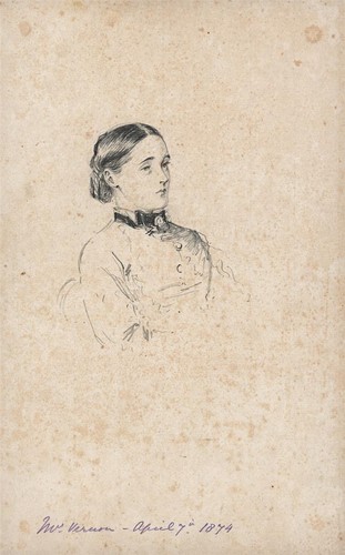 Antique pencil drawing - antique,