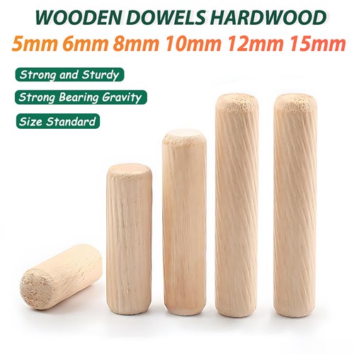 Hardwood dowels 5mm 6mm - hardwood, 8mm