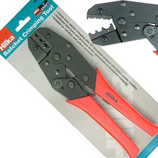 Hilka Ratchet Crimping Plier Tool Crimp insulated wire cable Terminal Crimper