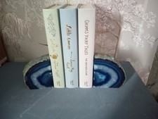 Blue Agate Crystal Bookends 1-2kg (18)