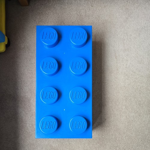 Large lego blue block stud - large,