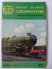Ian Allan abc British Railways Locomotives Western & Southern Steam 1962/3