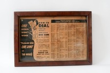 Vintage Framed Dialing
