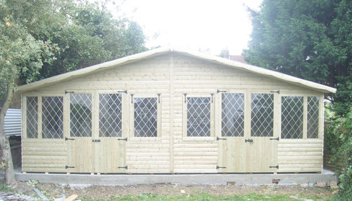 Summer house log - house, t&g