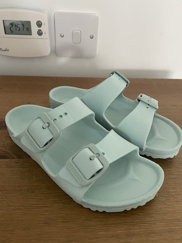 Girls pale green birkenstock - girls,