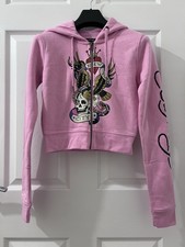 Ed Hardy Pink Graphic Print