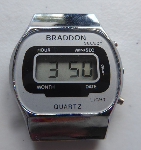 Braddon digital watch - -, lcd