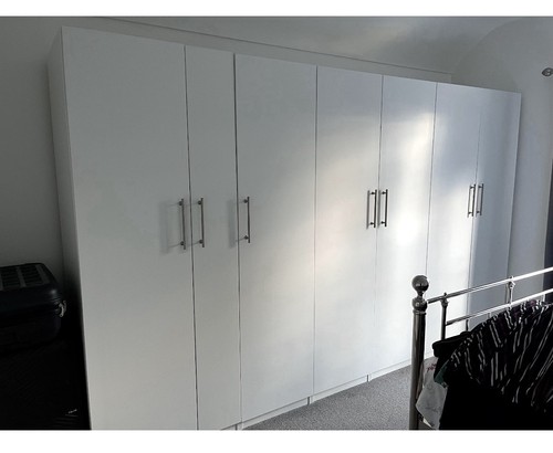 Ikea pax wardrobe - wardrobe, white