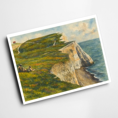 Print cliffs at saltdean - -,