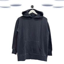 Ex Hush Women’s Oversized Cotton Hoodie in Washed Blue (Defect)