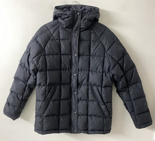 Ralph Lauren Sport Pertex Down Puffer Jacket Hooded Women size S - Black