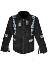 Men Western Cowboy Suede