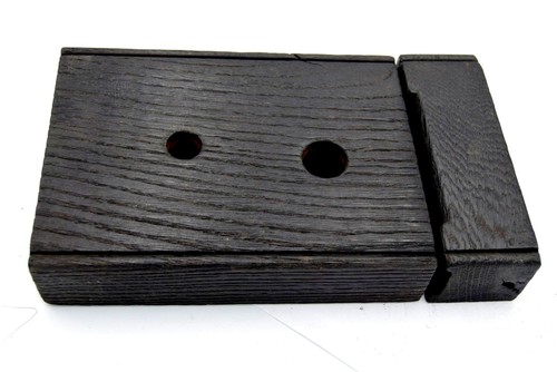 Church door style dark oak - door, box