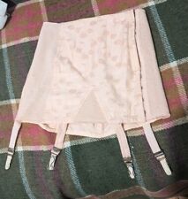 Vintage 1940s CC41 Girdle Corset Open Bottom Pink WW2 Boned Dead Stock