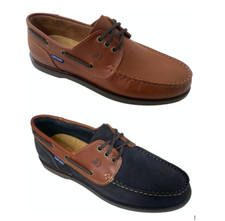 Mens leather deck - leather,