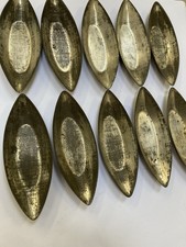 10 x VINTAGE BARQUETTE MOULDS FOR TARTLETS