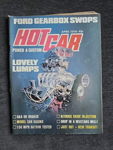 Hot car magazine - magazine, 1978