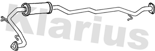 Centre muffler fits honda jazz - muffler,