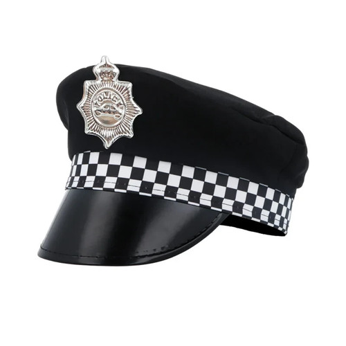Police officer hat black - hat, &