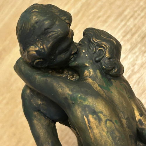 Vintage auguste rodin kiss - auguste,