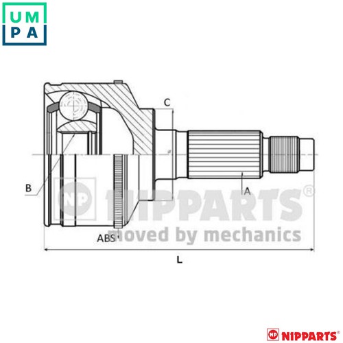 Joint kit drive shaft - shaft, j2830501