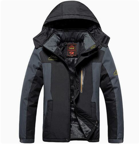 Men hooded waterproof - men's, coat