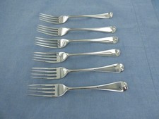 AN ANTIQUE SET OF SIX STERLING