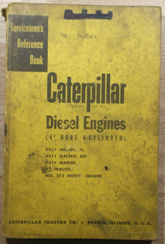 Cat caterpillar d311 dozer - d2,