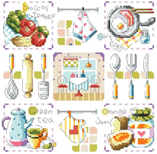 Counted cross stitch kit - counted,