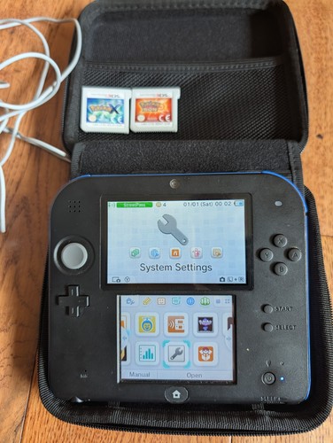 Nintendo 2ds blue black - nintendo,