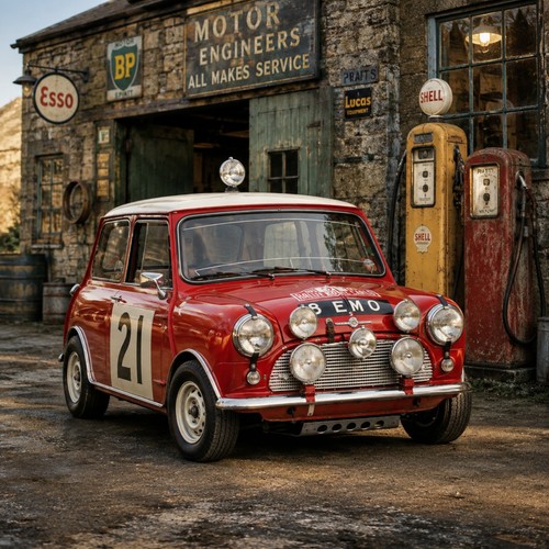 1964 mini cooper rally - rally, car