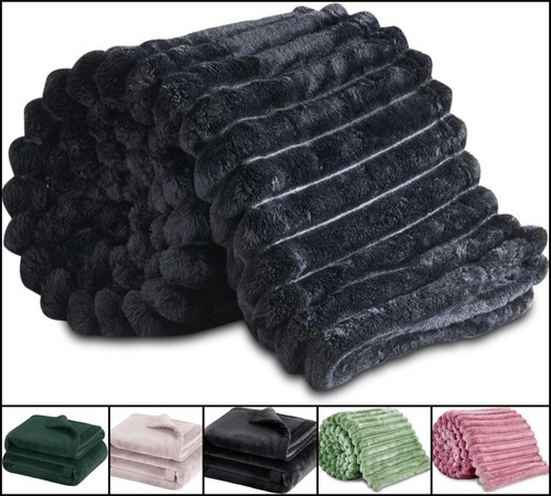 Thick fleece blanket large - blanket,