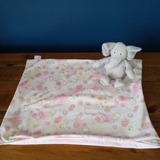 Dolls Pram bedding blanket cot baby annabel with elephant mini plush 