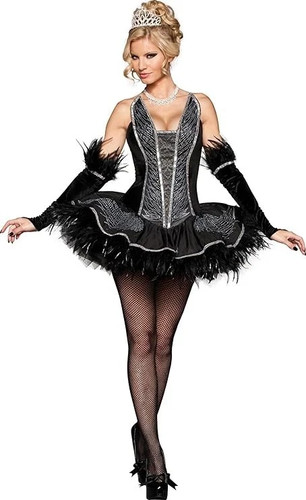 Adult black swan costume - adult,
