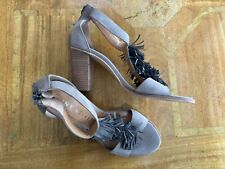 Mint Velvet Jade Light Brown Fringe Heels UK 6