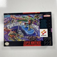 Teenage Mutant Ninja Turtles IV: Turtles in Time SNES NTSC Complete Rare