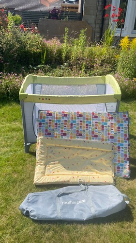 Mothercare travel cot with - mothercare, cot,