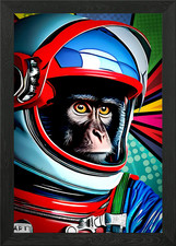 space monkey 2 Framed Wall Art