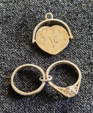 Vintage Love Heart Spinner