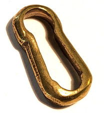 Brass thread escutcheon key