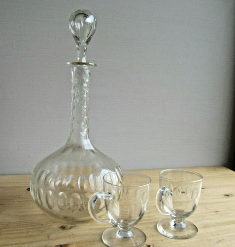 Victorian cut glass shaft - victorian, and